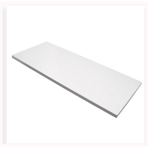 Prateleira Decorativa 70x30 cm sem Suporte em MDF Branca para Sala Quarto Cozinha Escritório