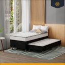 Ver imagem 2 de Cama Box Baú com Colchão de Espuma D23 Ortobom Light Liso + Auxiliar Solteiro 88 Cm