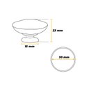 Ver imagem 4 de Puxador Ponto Oriente Ouro Envelhecido 30 mm 10 Peças