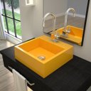 Ver imagem 1 de Kit Cuba Q395 com Torneira Luxo 1195 Metal e Válvula Click 1"b e Sifão Cromado e Flexível Compace