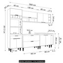 Ver imagem 4 de Armário de Cozinha CP07 com Pia 100cm Pérola Z34 Branco - Mpozenato