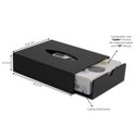 Ver imagem 3 de Caixa Porta Lenços Descartáveis em Acrílico Premium Preto