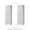 Ver imagem 5 de Armário de Lavanderia Multiuso com 2 Portas 60,4cm Multimóveis CR30065 Branco