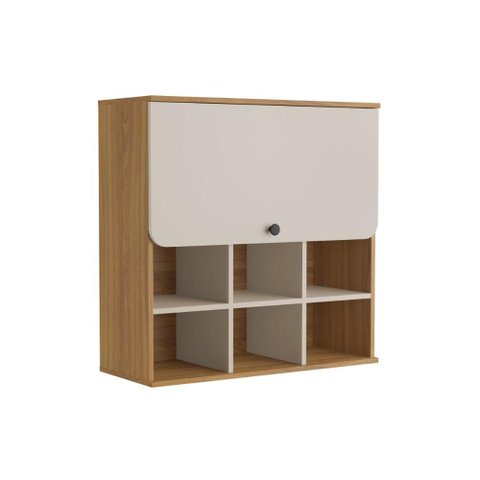 Armário Aéreo de Cozinha 1 Porta 6 Nichos Serena Bertolini