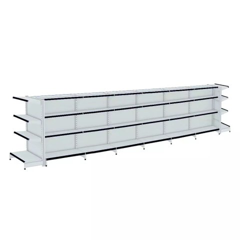 Gondola Centro 137 Fit Ate 6 Metros 2 Ponta Branco 56b Pe Preto