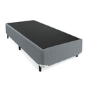 Ver imagem 2 de Conjunto Base Box Solteiro com Painel Cinza