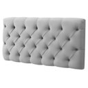 Ver imagem 3 de Conjunto Base Box Solteiro com Painel Cinza