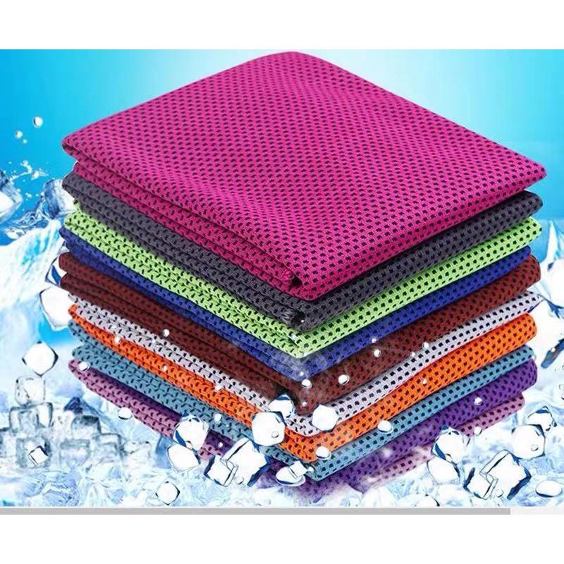 Toalha de Treino Inteligente Refrescante Gela Esportiva Crossfit Academia Pilates Mb Fit Cor:Vermelh - 7