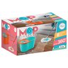 Kit Mop Giratório 8l Cabo Retrátil + Mop + Balde Zein - 4