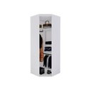 Ver imagem 1 de Closet Modulado Sem Portas Canto 45 MDF Lotus Belmax:Branco
