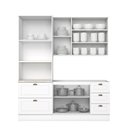 Ver imagem 5 de Cozinha Compacta Casa 812 7 Portas 6 Prateleiras MDF 191,5cm Branco