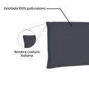 Ver imagem 5 de Cabeceira Painel Estofada Cama Box Casal King Veneza 195cm Suede Cinza - Desk Design