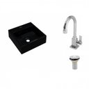 Ver imagem 2 de Kit Cuba Q395 com Torneira Luxo 1195 e Válvula 1 Pol. Compace