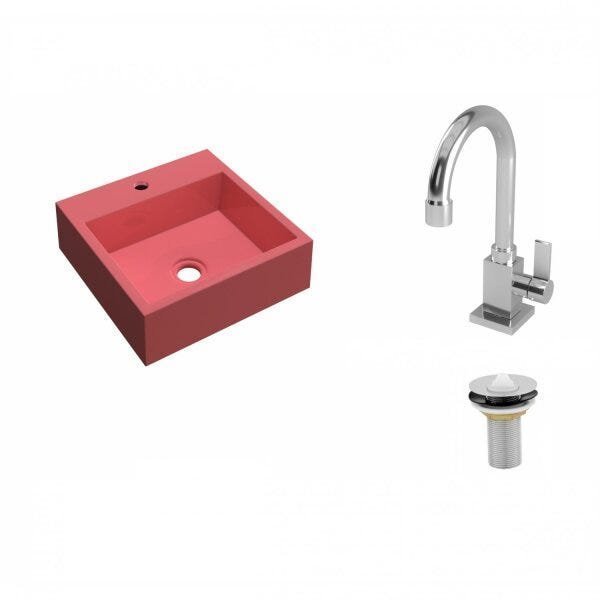 Kit Cuba Q395 com Torneira Luxo 1195 e Válvula 1 Pol. Compace - 2