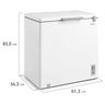 Freezer Horizontal 3 em 1 Branco 200l Midea Mdrc280sla012 - 220v - 5