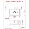 Kit Cuba Q395 com Torneira Luxo 1195 e Válvula 1 Pol. Compace - 6