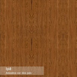 Conjunto 4 Cadeiras Carol Ipê/Cinza Claro - PR Móveis - 5