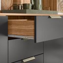 Ver imagem 6 de Cozinha Compacta Pitaya 7 Portas 2 Gavetas - Amendola Touch/Grafito Prime Tx