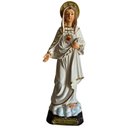 Ver imagem 1 de Imagem Imaculado Coração De Maria Santa Em Resina 20,5 Cm