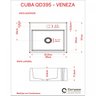 Kit Cuba Q395 com Torneira Luxo 1195 e Válvula Click 1 Polegada G Compace - 6