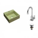 Ver imagem 2 de Kit Cuba Q395 com Torneira Luxo 1195 e Válvula Click 1 Polegada G Compace