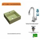 Ver imagem 3 de Kit Cuba Q395 com Torneira Luxo 1195 e Válvula Click 1 Polegada G Compace