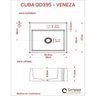 Kit Cuba Q395 com Torneira Luxo 1195 e Válvula Click 1 Polegada G Compace - 6