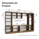 Ver imagem 3 de Armário de Cozinha Completa 340cm Rustic/crema Agata Madesa 01