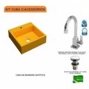 Ver imagem 3 de Kit Cuba Q395 com Torneira Luxo 1195 e Válvula Click 1 Polegada e Meia Compace