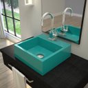 Ver imagem 1 de Kit Cuba Q395 com Torneira Luxo 1195 e Válvula Click 1 Polegada e Meia Compace