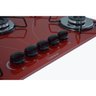 Cooktop 5 Bocas Ultra Chama - Vermelho - 3