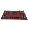 Cooktop 5 Bocas Ultra Chama - Vermelho - 2
