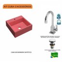 Ver imagem 3 de Kit Cuba Q395 com Torneira Luxo 1195 e Válvula Click 1 Polegada e Meia Compace