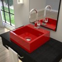 Ver imagem 1 de Kit Cuba Q395 com Torneira Luxo 1195 e Válvula Click 1 Polegada e Meia Compace