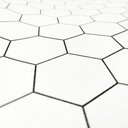 Ver imagem 3 de Papel de Parede Colmeia Geométrico Branco e Preto+ Cola para Aplicação