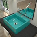 Ver imagem 1 de Kit Cuba Q395 Torneira Pratika 1060 Metal Válvula 1 Polegada Sifão Pvc Flexível Compace