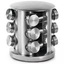 Ver imagem 2 de Porta Condimentos 12 Peças Base Giratoria Inox - Mimo