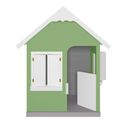 Ver imagem 3 de Casinha de Brinquedo com Floreiros Mdf Verde/branco L12 - Gran Belo