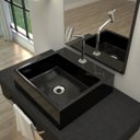 Ver imagem 1 de Kit Cuba Q395 Torneira Pratika 1060 Metal Válvula 1 Polegada Sifão Cromado Flexível Compace