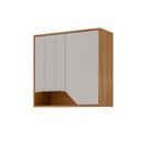 Ver imagem 1 de Armário de Cozinha Modulado Celeste C/ 2 Portas 80cm Cinamomo/off White - Mgm