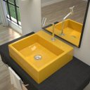 Ver imagem 1 de Kit Cuba Q395 Torneira Pratika 1060 Metal Válvula Click 1 Polegada B Sifão Pvc Flexível Compace