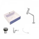 Ver imagem 2 de Kit Cuba Q395 Torneira Pratika 1060 Metal Válvula Click 1 Polegada B Sifão Pvc Flexível Compace