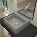 Ver imagem 1 de Kit Cuba Q395 Torneira Pratika 1060 Metal Válvula Click 1 Polegada B Sifão Pvc Flexível Compace