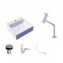 Ver imagem 2 de Kit Cuba Q395 Torneira Pratika 1060 Metal Válvula Click 1 Polegada B Sifão Pvc Flexível Compace