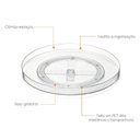 Ver imagem 4 de Organizador Giratório Multiuso Incolor 29x3cm Dry Coza Temperos Maquiagem Cosméticos