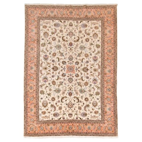 Tapete Tabriz Nakche Artesanal 2,08x3,10 Persas / Artesanais