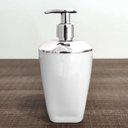 Ver imagem 6 de Kit Banheiro Porta Algodão Saboneteira Escova de Dente Lixeira Basculante 12l Branco