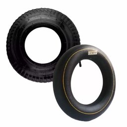 Kit Pneu e Câmara Starfer para Carrinho de Mão 3,25x8 Reposição Durável para Equipamentos de Jardim  - 1