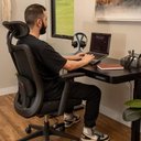 Ver imagem 5 de Cadeira de Escritório Ergonômica Giratória Elements Astra:preto