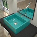 Ver imagem 1 de Kit Cuba Q395 Torneira Pratika 1060 Metal Válvula Click 1 Polegada G Sifão Flexível Pvc Compace